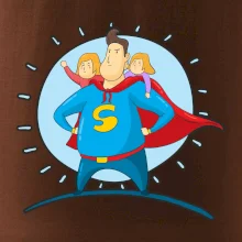 Táta superman - holka a holka