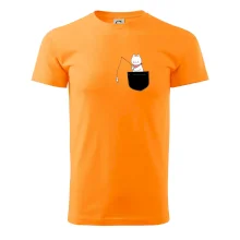 Kočka s rybou v kapse