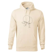 Pálky na stolní tenis jedním tahem