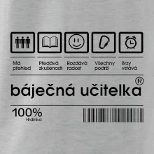 Čárový kód  - Báječná učitelka