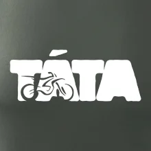 Táta nápis - motorka enduro
