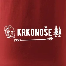 Krkonoše nápis