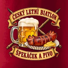 Český letní biatlon špekáček a pivo