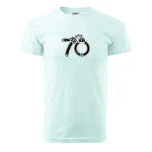 Narozeninové tričko pro policajta - pouta 70