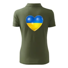 Ukrajina srdce vlajka