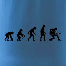 Evoluce kytarista - klečící