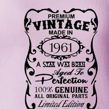 Vintage Etiketa - 1961