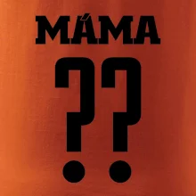 Máma - dres se jménem a číslem