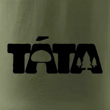 Táta nápis - houbař