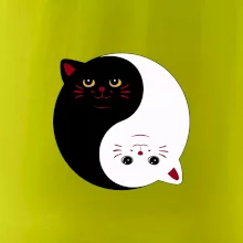 Kočky jin jang barevné Kočky jin jang barevné