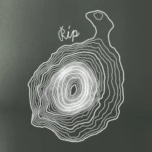 Říp - vrstevnice psací