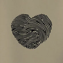 Otisk prstu srdce