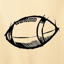 Americký fotbal míč skica