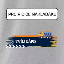 Stavba - vlastní nápis - náklaďák