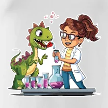 Chemik a dinosaurus - Holka