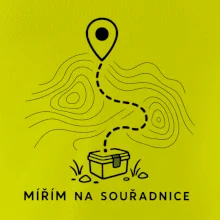 Mířím na souřadnice minimalistická trasa