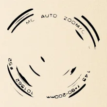 Foto objektiv obtisk