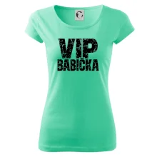 VIP babička černá grunge typografie