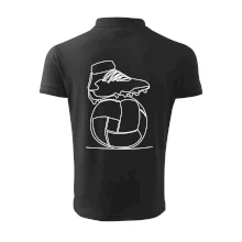 Fotbalový míč kopačka jedním tahem