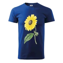 Slunečnice otočená