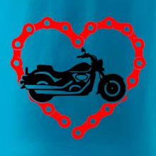 Moto srdce řetěz - chopper
