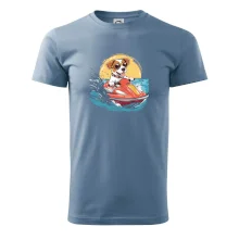 Jack russell teriér na vodním skútru