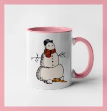 Sněhulák se spadlým nosem