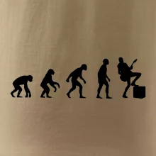 Evoluce kytarista - noha na kombu