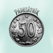 Padesátník 1963 - 1978 s nápisem