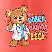 Dobrá nálada léčí - medvídek doktor s palcem nahoru
