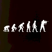 Evoluce vojáka - stojící