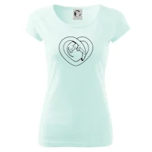 Jezevčík srdce - obrys