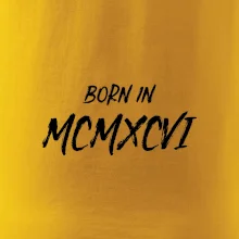 Born in - Římské číslo 1986