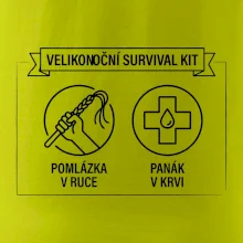Velikonoční survival kit Pomlázka v ruce, panák v krvi