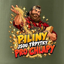 Piliny jsou třpytky pro chlapy - vousatý truhlář
