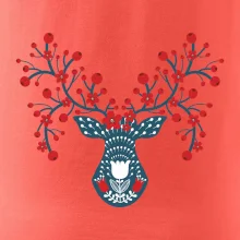 Folklor - jelen s červenými plody