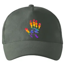 LGBT hand print