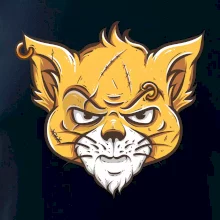 Nasraná kočka Thug life