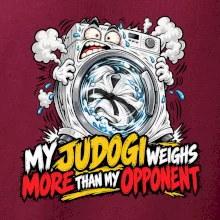My judogi weighs more than my opponent