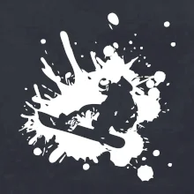 Snowboard splash