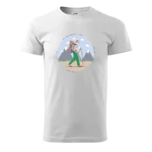 Barevný párový motiv na hory