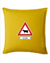 Dopravní značka - Pozor koně / kráva