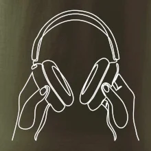 Sluchátka  jedním tahem