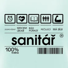 Čárový kód sanitář