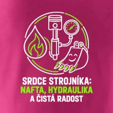 Srdce strojníka nafta hydraulika a radost