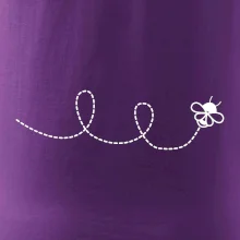 Dráha letu včely - smyčka