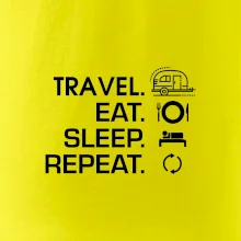 Eat sleep travel - Malý přívěs