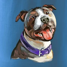 Americký stafordširský teriér  kreslený
