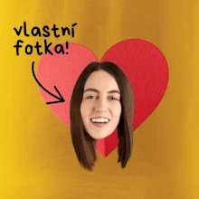 Vlastní fotka v srdci