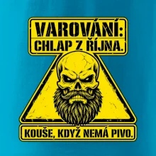 Varování chlap z října kouše když nemá pivo